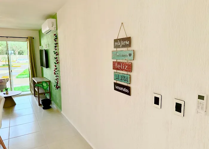 Caribbean Maya Garden Planta Baja Y Jardin Junto A Centros Comerciales Apartment